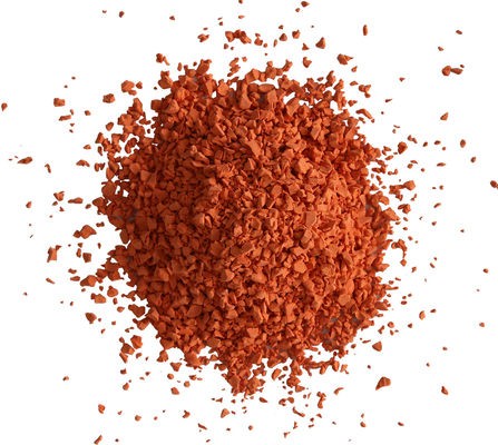 Running Track EPDM Rubber Granules Orange Color Multiscene Nontoxic