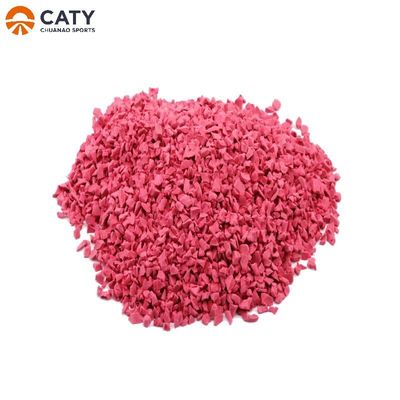 Anti Slip EPDM Rubber Crumb Practical , Impact Absorbing Colored Rubber Granules