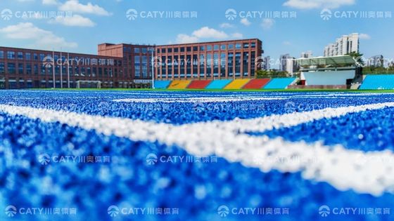 Blue EPDM Rubber Granules Weather Resistance Good Shock Absorption for Running Track