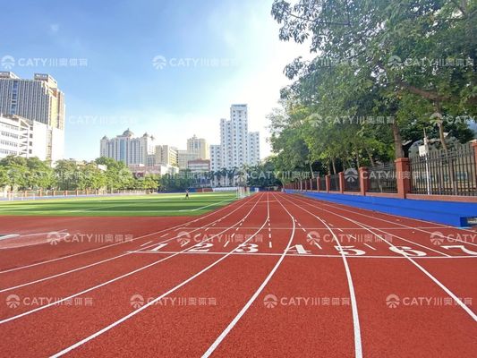 WA Approved Class II ESP Prefabricated Running Track Sports Flooring Athletic Track YUUZ