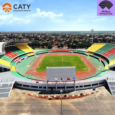 IAAF Sandwich System Semi-prefabricated Running Track Athletic Track and Field Materials EPDM Rubber Granules for Playground Surface