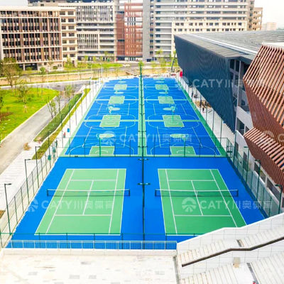 Eco-Friendly Shock-Absorbing Elastic Acrylic Court for Basketball Volleyball Badminton Pickleball Futsal Tennis Court