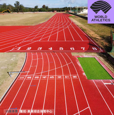 IAAF Approved High-perfromance Synthetic EPDM Rubber Running Track Jogging Track for Sports Field Sports Center Training Center Sports Complex Sports Clubs