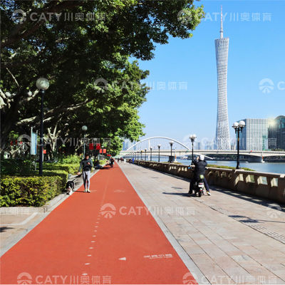 All-Weather Outdoor EPDM Jogging Tracks Recycled Running Track Playground Surface for Outdoor Sports, Fitness Areas, Public Parks and Recreational Areas