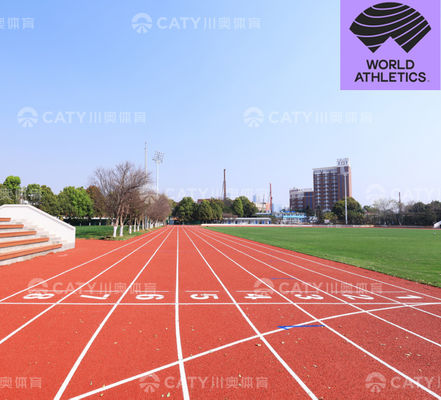 EPDM Synthetic Track Material For Athletic Fields By Athletic Track Surfacing Contractor With IAAF Certificate