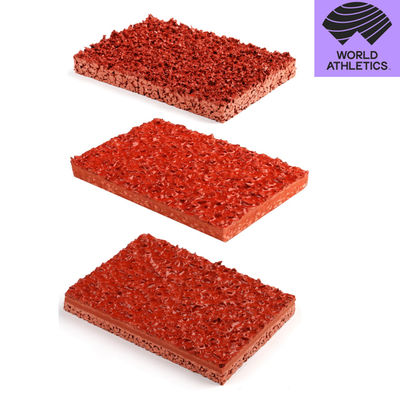 Professional Grade Wet Pour Rubber Granules Rubber Track System for Sports rehabilitation centers / Elite athlete training facilities
