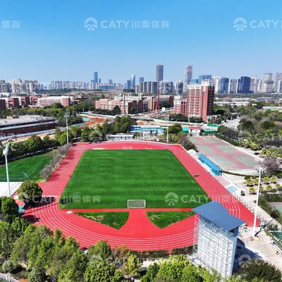 Standard 400m Athletic Running Track EPDM Rubber Granules with Waterproof Trackway Installation