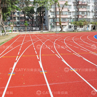 Permeable Porous EPDM Rubber Track Flooring by EPDM Color Granules Recycled Rubber Granules