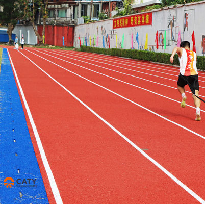 EcoSpray  EPDM Rubber Jogging Track Installation For Rubber Track And Field SBR Rubber Crumb Underlay