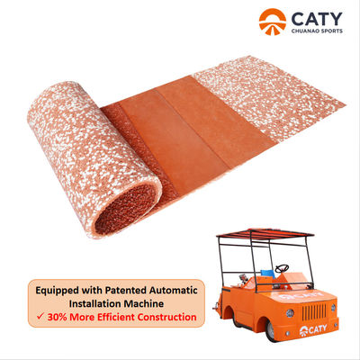Iaaf Professional 400 Meters 8 Lanes Prefabricated Athletic Rubber Running Track Sandwich PU Binder