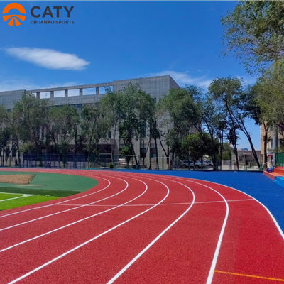 Premium Prefabricated Synthetic Rubber Running Track EPDM Rubber Surfacing Blue Fireproof Rubber Surface
