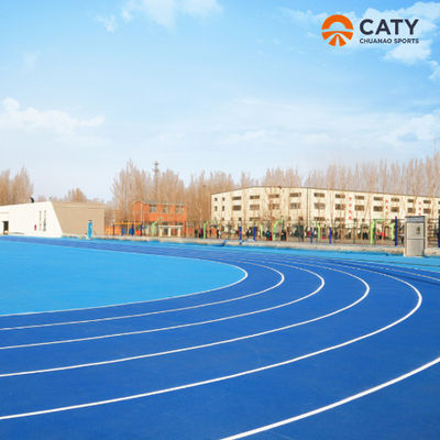 Sandwich Spray Coat EPDM Rubber Running Track For Running Rubber Track With Sports Track Installation