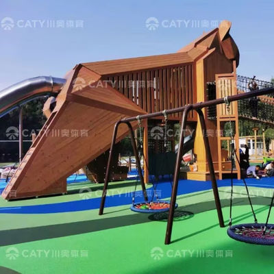 SGS Certificate Wet Pour Playground Rubber Floor EPDM Rubber Playground Surface EPDM Color Granules