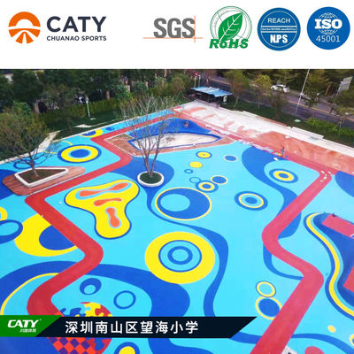 Colored Sports Flooring Rubber Granules For Playground EPDM Granules Flooring