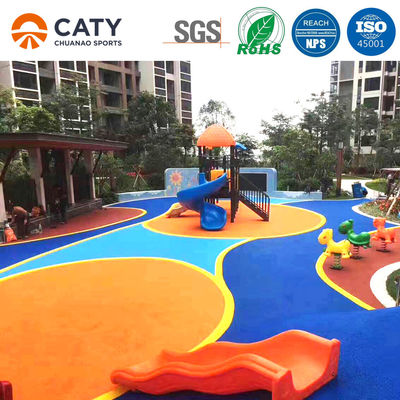 High Polymer Content Reliable Sports Flooring Materials Anti Slip EPDM Grains
