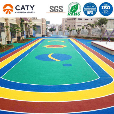 High-Performance Rubber Running Track 400m Athletic Track for Schools & Kinddergatens
