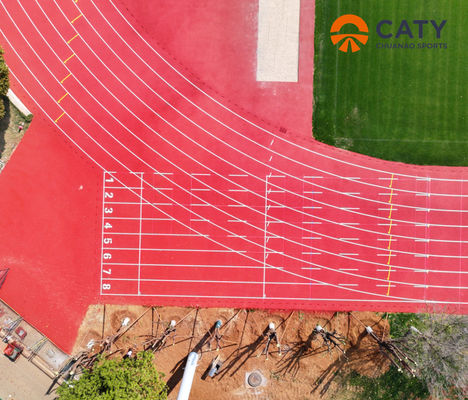 Affordable All-Weather Synthetic Athletic Track - Low Maintenance & UV-Resistant