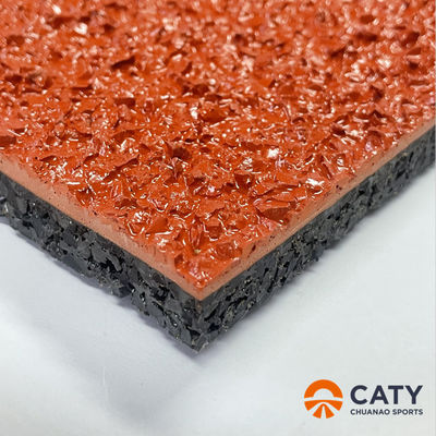 High-Traction Rubberized Athletic Track Surface by Professional Competition Grade Material EPDM SBR Granules