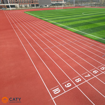 Non-Slip Rubber Track Surface for Rainy Climate Conditions