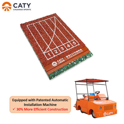 Durable Jogging Track Material Slightly-Foamed Rubber Roll Waterproof Synthetic Rubber Surface
