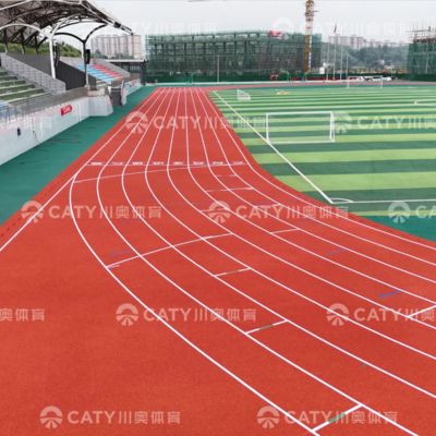 Mixed Type Running Track Surfacing - High Elasticity and Low Maintenance for Outdoor Sports Construction