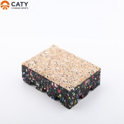 Multi-Color Premium Rubber Tiles, Aesthetic Design with Anti-Slip and Shock Absorption for Gym Area