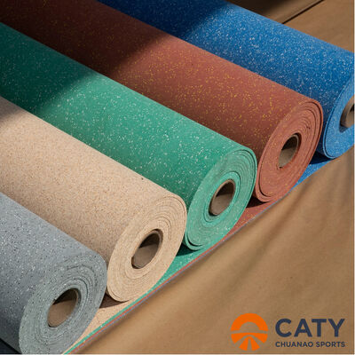 Non-Slip and Wear-Resistant EPDM Rubber Roll , Safety Assurance and Noise Absorption for Commercial Use