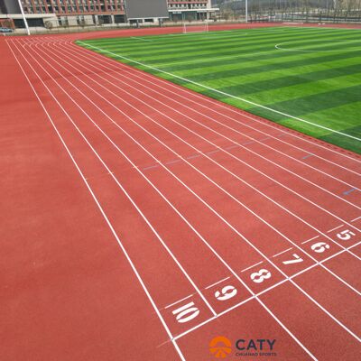 Porous 10mm Permeable Running Track with Excellent Drainage and Shock Absorption for Outdoor Sports Facilities