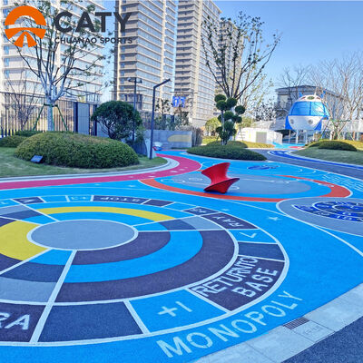 EPDM Rubber Granules for Sports Flooring and Safety Surfaces , Stable Quality for European Projects