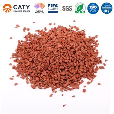 Anti UV Athletic Running Track Playground Materials EPDM Rubber Granules