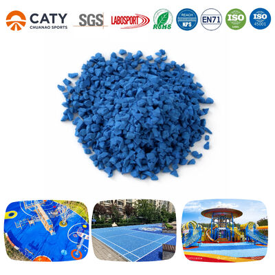 Anti-UV Non-Toxic EPDM Rubber Granules with Shock Absorption for Playground and Running Track Surfaces