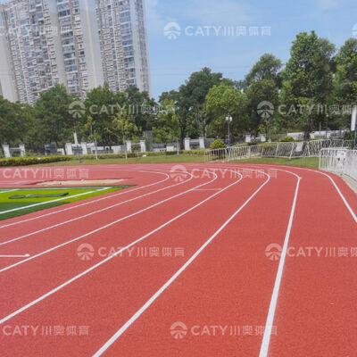 World Athletics Certified EPDM Running Track with Shock Absorption and 10 Years Service Life