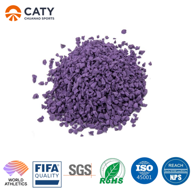 Wholesale Anti-UV EPDM Granules Rubber Flooring for School Sports Running Track Kids Playground Play Areas Infill for Usage