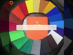 Soft & Shock-Absorbent EPDM Granules (SGS Certified Non-Toxic) for Playground Safety Surfacing