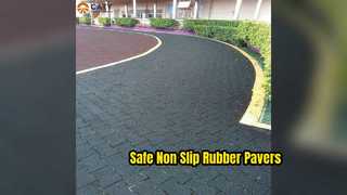 Durable Rubber Pavers for Safety & Stability
