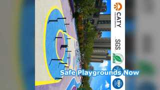 Safe Playground Rubber Flooring For Kids